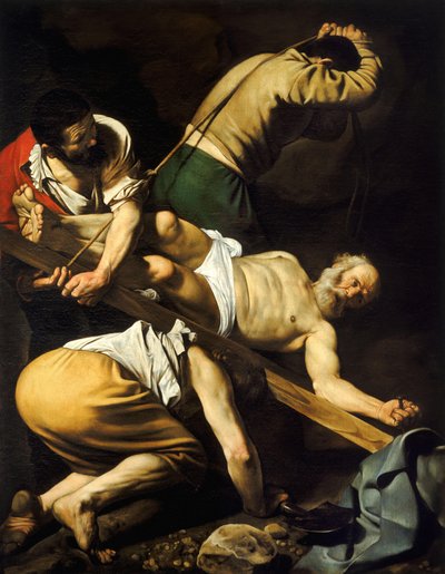 Crucifixion de Saint Pierre - Michelangelo Merisi Caravaggio